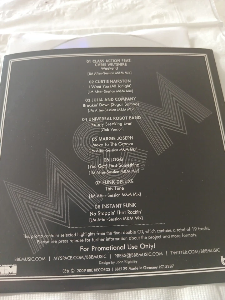 John morales, the m3m mixes New York City underground disco anthems CD New Rare Foto 2 de 3