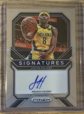 2020-21 Panini Prizm JUSTIN HOLIDAY Signatures Autograph #SI-JHO INDIANA PACERS