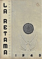1945 "La Retama" - Anuario de escuela secundaria Brackenridge - San Antonio, TX +