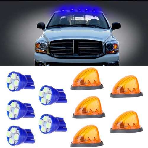 For 73-87 Chevy/GMC Amber Lens 1313A Cab Roof Clearance Light+3528 12V LED