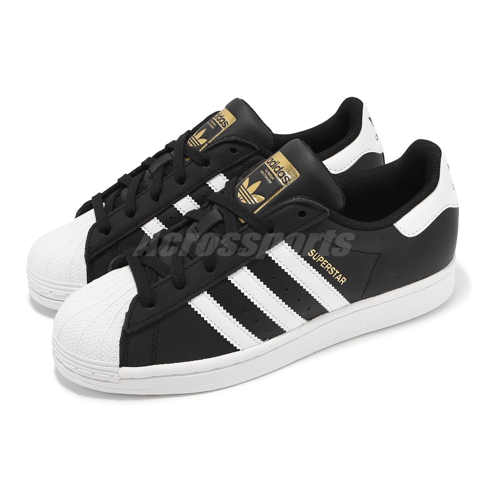 adidas Originals Superstar Core Черная обувь Белая мужская унисекс Повседневная ID4636