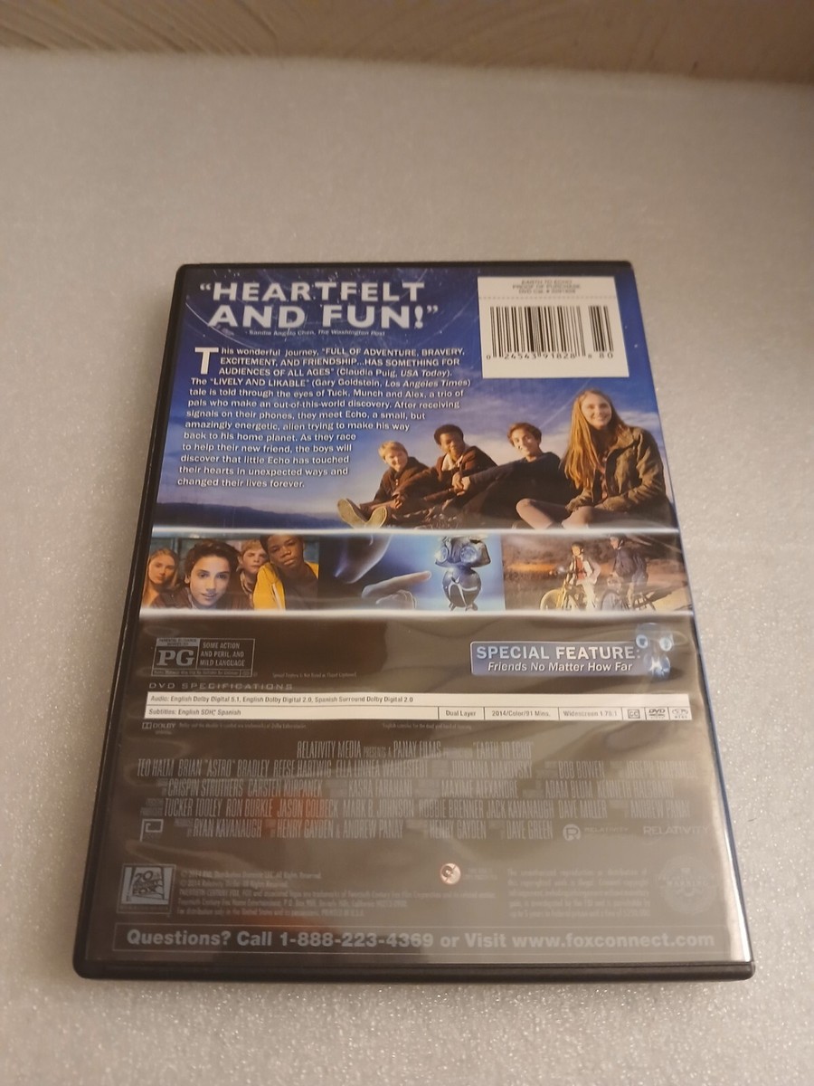 Earth to Echo (DVD, 2014) Z20 24543918288| eBay