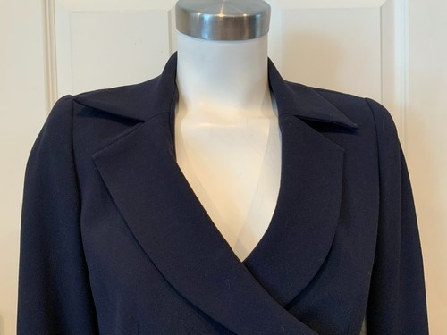 Anne Fontaine dunkelblauer zweireihiger Blazer, Größe 38 (EUR) 6 (US) - Bild 2 von 7