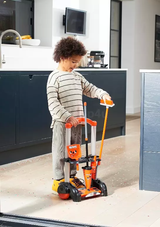 Hetty Henry Cleaning Trolley Mop Broom Brush Play Set Children