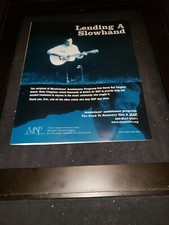 Eric Clapton Musician&rsquo;s Assistance Program Rare Original Radio Promo Ad Framed!
