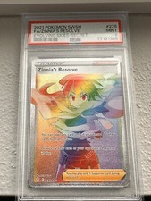 🔥Zinnia's Resolve 225/203🔥Pokemon TCG-Evolving Skies Rainbow Rare💎PSA 9 Mint on eBay