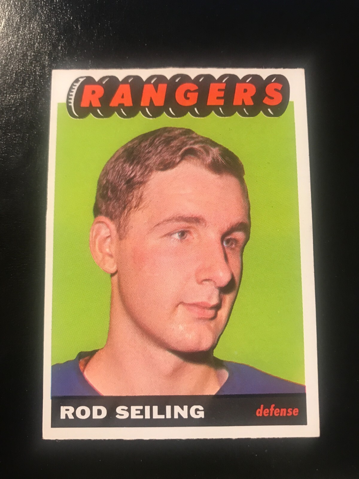 1965-66 Topps  Hockey - Rod Seiling #23  - New York Rangers - NMNT