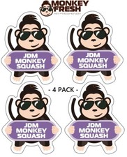 4pc Monkey Fresh Hanging Car Air Freshener Jdm Squash Japan Scent Cs-x3