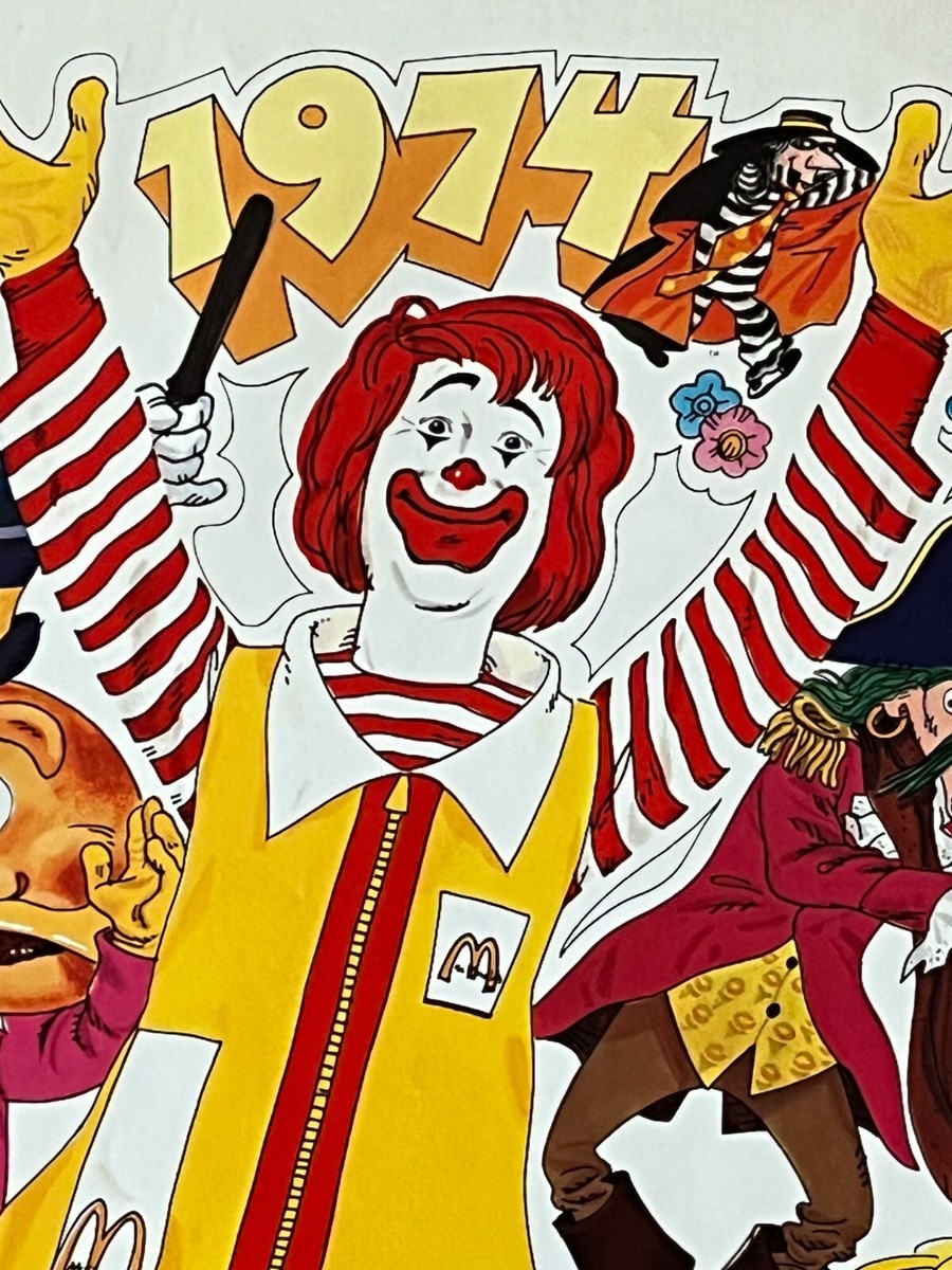 1974年 マクドナルド McMETRICS ストアディスプレイ 1974年 マクドナルド McMETRICS ストアディスプレイ