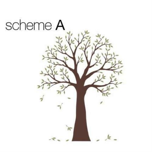 Narrow Family Tree Decal - Two Colors - Wall Decals - Bild 4 von 16