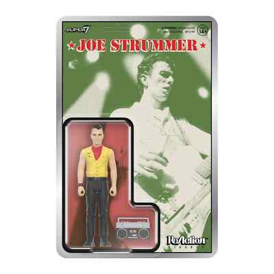 Joe Strummer - Boombox - The Clash  - Reaction Figures - Super7