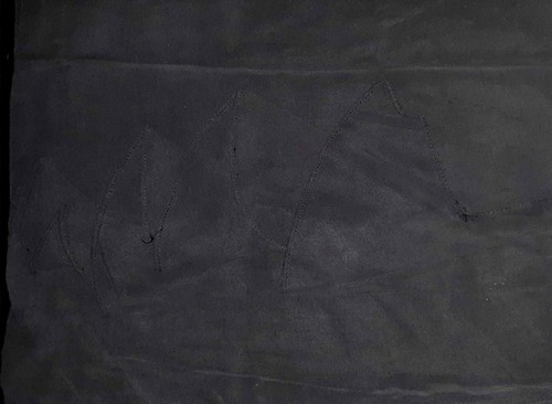 Kut From the Kloth Skirt Flirt NWT 26x17 Pencil Skirt Black Ruffled p3330 - Picture 4 of 9