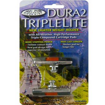 Kool Stop Bremsschuhe H11 Dura 2 Road tauschbar triple compound 29,9g 1Paar Bike
