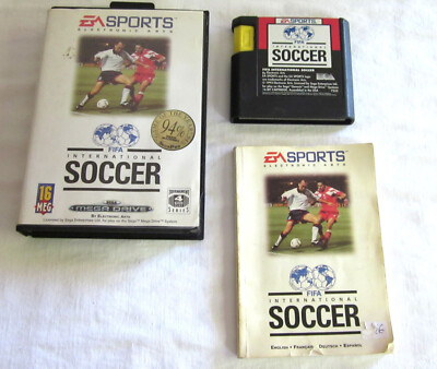 Sega Mega Drive FIFA International Soccer mit original Verpackung u. Anleitung 1