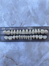 DIY Denture Kit full upper/ full lower  Loose False Dentures teeth A2/23