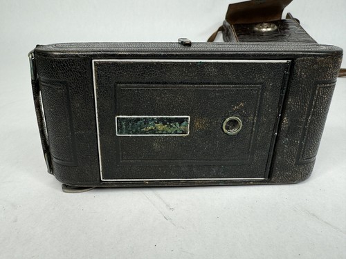 Cámara plegable estándar Agfa vintage con estuche de cuero - para piezas o reparación - Imagen 8 de 14