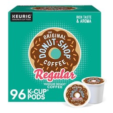 The Original Donut Shop Regular Medium Roast Coffee, K-Cup Pods, 96 Count