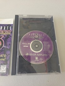 Ultimate Mortal Kombat 3 (Sega Saturn, 1996) Complete With Manual And Reg Card