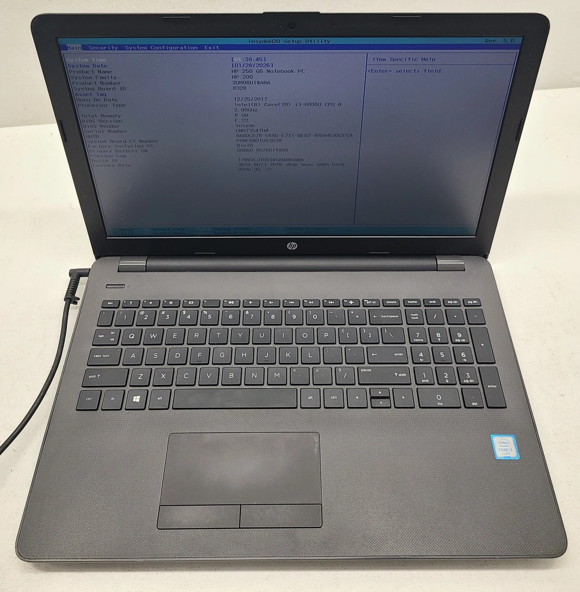 HP Intel Core i3 6th Gen. PC Laptops & Netbooks 8 GB RAM for sale
