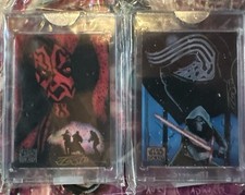 2018 Topps Star Wars Galaxy Trent Westbrook Signed Slabbed #36 & #50