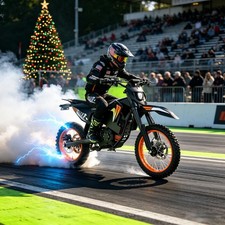Electric Dirt Bike 4000W Peak Electric Motorcycle 60V 28AH E-MoutainBike 50MPH