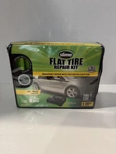 SLIME- Emergency Flat Tire Repair Kit 50123 - Air Inflator - 8 Min Repair