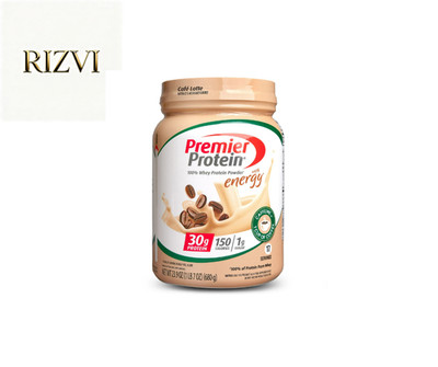 Premier Protein 100% Whey Protein Powder, Café Latte, 30g Protein, 23.9 oz 1.5lb