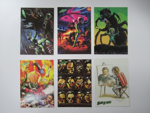 Juego completo de 100 cartas coleccionables Mars Attacks 1994 2012 - 101 cartas en total casi nuevo - Imagen 12 de 12