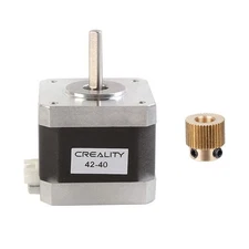 Creality Official 42-40 Stepper Motor with Extruder Gear, 2 Phase 1A 1.8 Degree 