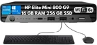 HP Elite Mini 800 G9 Desktop 6-Core i5-12500T 16GB 256GB SSD Wi-Fi 6E Kybd Mouse