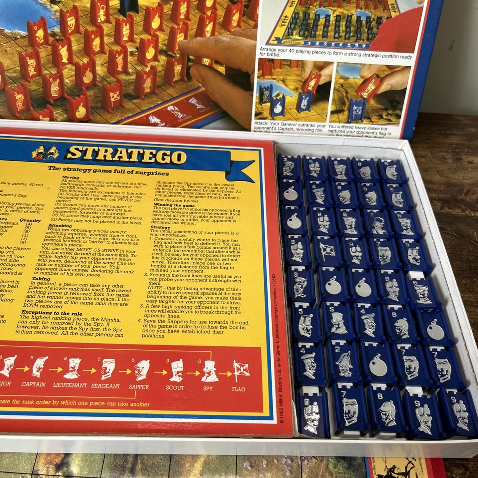 stratego-vintage-board-game-1982-mb-games-complete-classic-military