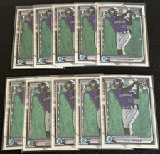 2024 1ST BOWMAN CHROME ERIEL DIHIGO - COLORADO ROCKIES (10X)