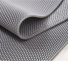 Non Slip Drainage Floor Mats 4x10 Ft, Commercial PVC Mesh Hollow Drainage Mat...