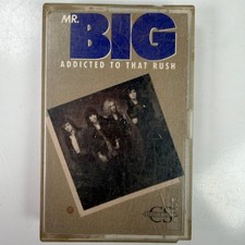 Mr. Big - Addicted To That Rush Cassette 1989 Atlantic Hard Rock