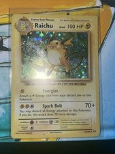 Pokémon TCG Raichu Evolutions 36/108 Reverse Holo Holo Rare