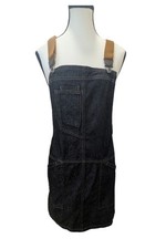 Chef Works Urban Collection Berkeley Bib Apron Denim Crossback Utility Stylist
