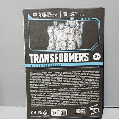 Transformers Age of the Prime AOTP Leader GRIMLOCK & WHEELIE - INSTRUCTIONS ONLY