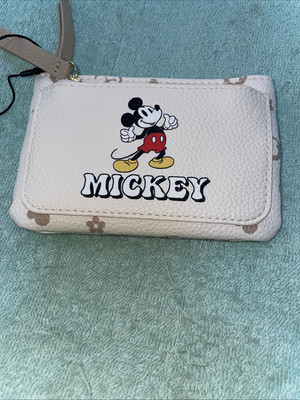 Primark Disney Mickey Mouse Coin  Purse Zipper Close New With Tags