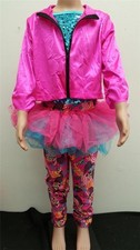 Dance Costume Small Child Pink Weissman 9635 Jazz Sequin Jacket Tutu