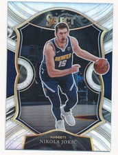 NIKOLA JOKIC 2020-21 SELECT CONCOURSE SILVER PRIZM #58 DENVER NUGGETS MINT