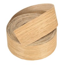 1-1/2"x25 ft Wood Edge Banding Pre-Glued Iron on Edging Strip White Oak