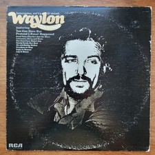 Waylon Jennings Lonesome On'ry and Mean Vinyl LP 1973