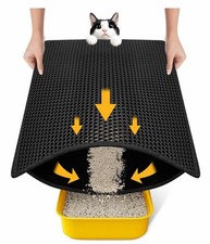 Cat Litter Mat Compact Size 23.6"x14.6" for Small Spaces