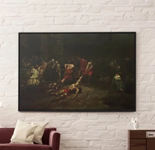 Spoliarium by Juan Luna Canvas/Poster Wall Art