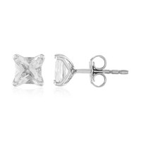 Cavill Silberohrringe Damen 1,44Ct WeißEr Topas 925 Sterlingsilber Ohrstecker-