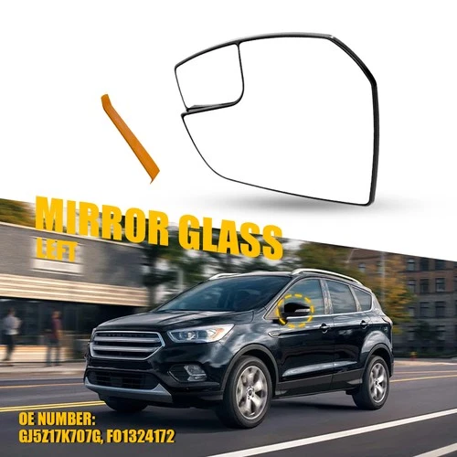 For 2018-2019 Ford Escape SEL Driver Side Mirror Glass Non-Heated GJ5Z17K707G