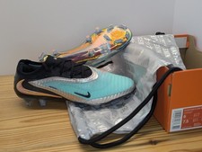 Men's Sz 6 NEW Nike Phantom 6 Low Elite LE FG Chrome Black Teal Soccer Cleats
