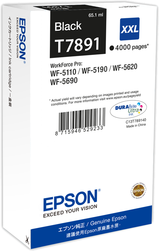 Epson Cart Ink Nero Xxl Per WF-5100-51900-5620-5690-Xxl, Serie Torre Di Pisa - Immagine 2