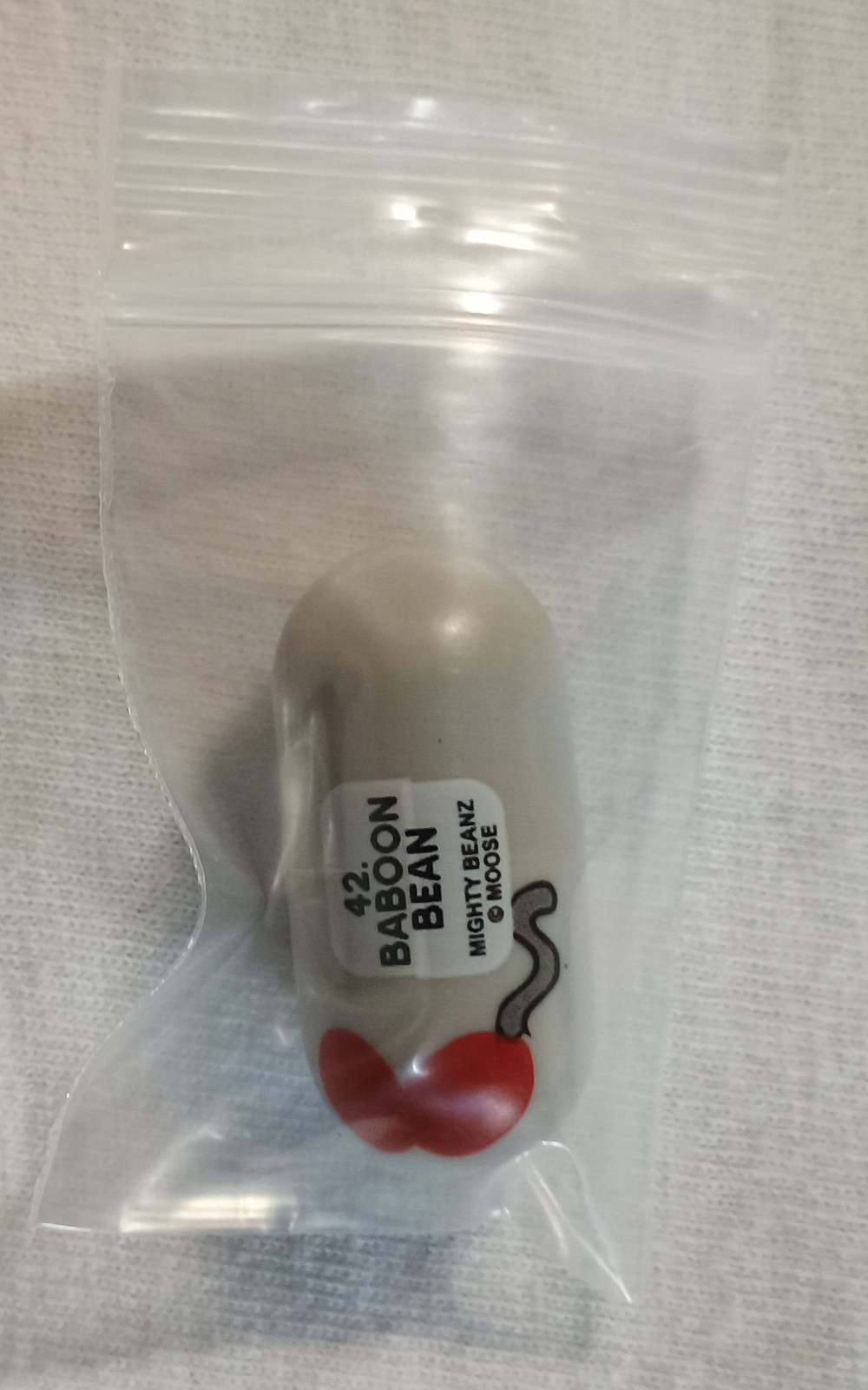 VINTAGE RETIRED SPIN MASTER 2003 MIGHTY BEANZ SERIES 1 BEAN THE #42 BABOON BEAN