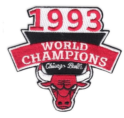 1993 Chicago Bulls NBA Finals Champions Embroidered Basketball